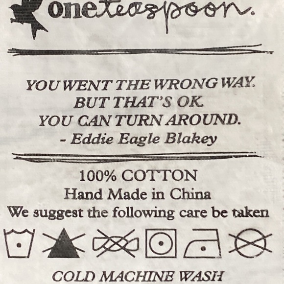 One Teaspoon Distressed Blue Trucker Shorts Size 30 - Picture 9 of 9